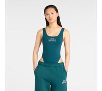 New Balance Damen Trackside Bodysuit in Grün, Poly-Strick, Größe M