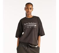 New Balance Damen T-Shirt TRACKSIDE OVERSIZED, schwarz, Gr. L