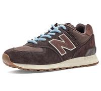 New Balance Damen Wl574v2 Sneaker, Darker Grey Matter/Darker Sea Salt, 8.5