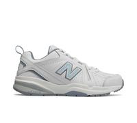 New Balance Damen WX608V5 in Weiß/Blau, Leder, Größe 37.5