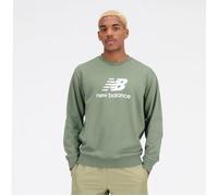 New Balance Essentials Stacked Logo Crew Gr. XL Grün Herren - Jetzt bei Keller Sports kaufen!