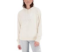 New Balance Team Cream Damen S New Balance Essentials Stacked Logo Hoodie