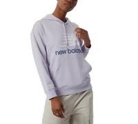 New Balance Grey Damen XS New Balance Essentials Stacked Logo Hoodie