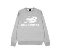 New Balance Essentials Stacked Logo Sweatshirt FAG S grau