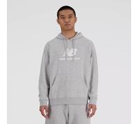 New Balance Herren Hoodie MT41501 Sport Essentials French Terry Logo Athletic Grey Größe S