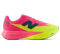 new balance fuelcell supercomp elite v5 tcs london marathon laufschuhe rosa gelb damen 40.1/2