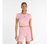 New Balance Harmony Fitted T-Shirt Damen-Pink in pink