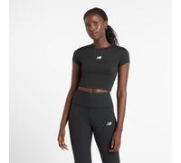 New Balance Harmony Fitted T-Shirt Damen-Schwarz in schwarz, Größe: L