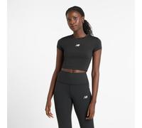 New Balance Harmony Fitted T-Shirt Damen-Schwarz in schwarz, Größe: L