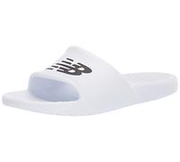 New Balance Herren 100 V1 Sandalen zum Reinschlüpfen, Team White/White, 42.5/44 EU Weit