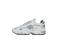 New Balance Unisex 1000 in Weiß/Grau, Wildleder/Mesh, Größe 41.5