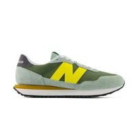New Balance Herren 237 in Grün/Gelb, Wildleder/Mesh, Größe 45