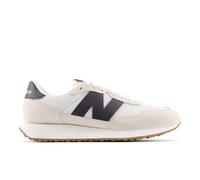 New Balance Herren 237 in Weiß/Grau, Wildleder/Mesh, Größe 42