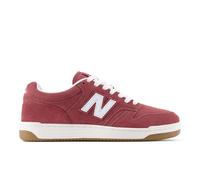 New Balance Herren 480 in Rot/Weiß, Wildleder/Mesh, Größe 44