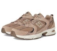 New Balance Herren 530 Walkingschuhe, Flacher Zement in Taupe/Schwarz, 12 Women/10.5 Men