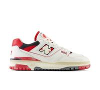 New Balance Herren 550 Sneaker, Sea Salt/Team Red/Black, 10.5