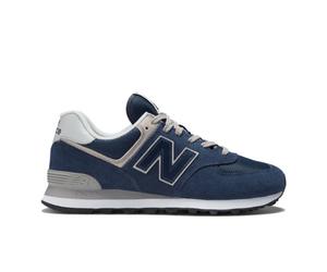 New Balance Herren 574 Core in Blau/Weiß, Wildleder/Mesh, Größe 41.5