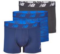 New Balance Herren 7,6 cm Premium Performance Trunks (3er-Pack), Pigment/Pigment Holzmaserung/Schwarz, Medium
