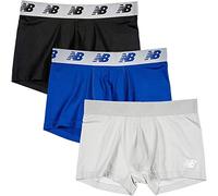 New Balance Herren 7,6 cm Premium Performance Trunks (3er-Pack), Schwarz/Team Royal/Beton, Medium
