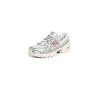 New Balance Herren 740 Sneaker, Weiß/Braun, 8.5 Women/7 Men