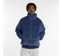New Balance Herren Athletics Corduroy Puffer in Blau, Baumwolle, Größe XL