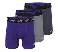 New Balance Herren-Boxershorts, Netzstoff, 12,7 cm Beinlänge, ohne Eingriff, athletische Kompressionsunterwäsche, 3 Stück