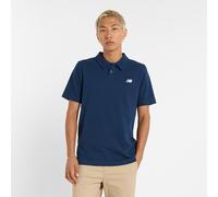 Poloshirt NEW BALANCE, Herren, Gr. S, blau (nb navy (428), Obermaterial: 60% Baumwolle, 40% Polyester, Shirts (37489568-S) nb navy (428