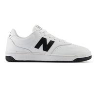 New Balance Unisex BB80 in Weiß/Schwarz, Leather, Größe 39.5 BB80BNN