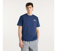 New Balance Herren Grab a Bite Tokyo T-Shirt in Blau, Baumwolle, Größe XS