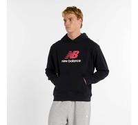 New Balance - Athletics French Terry Logo Hoodie - Sweatshirt-Hoodie L schwarz