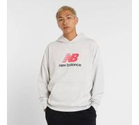New Balance Athletics French Terry Logo Hoodie Ash Größe: XL | Kaputzenpullis Outlet | Herren