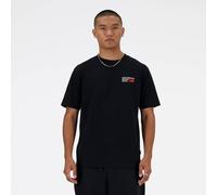 New Balance Athletics Premium Logo Tee men Shortsleeves black in Größe:XL