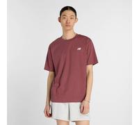New Balance Small Logo T-Shirt granatrot - L