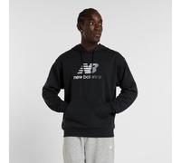 NEW BALANCE Herren Kapuzensweat Sport Essentials Gradient Logo (MT51514) M BLACK (MT51514BK)