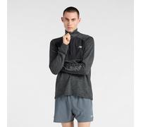 New Balance Herren London Edition RC Essential Heat Grid Half Zip LDN in Schwarz, Polyester, Größe M