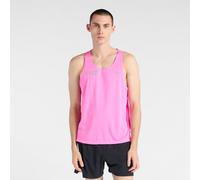 New Balance Herren London Edition RC Essential Singlet in Rosa, Polyester, Größe M