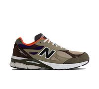 New Balance Herren MADE in USA 990v3 in Braun/Blau, Leder, Größe 37