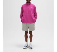 New Balance Herren Made in USA Quarter Zip Sweatshirt in Rosa, Baumwollfleece, Größe M