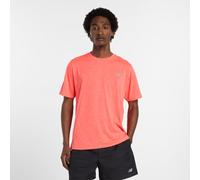 New Balance Herren Athletics T-Shirt in Rot, Poly-Strick, Größe XL