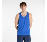 New Balance Herren RC Essential Singlet in Grau, Poly-Strick, Größe S