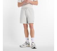 New Balance Herren Reimagined Fleece Graphic Shorts silber XXL