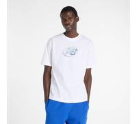 NEW BALANCE Herren Shirt Chrome NB T-Shirt (MT53949) L WHITE (MT53949WT)