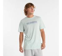 NEW BALANCE Herren Shirt Heathertech Athletic Gear (MT51010) M CLAY ASH (MT51010CYS)