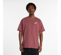 NEW BALANCE Herren Shirt Spectator T-Shirt (MT53931) S WASHED BURGUNDY (MT53931WAD)