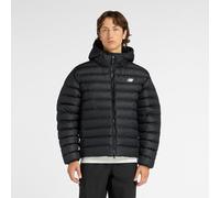 New Balance Herren Steppjacke HOODED PUFFER JACKET, schwarz, Gr. S