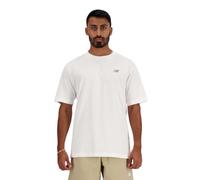 New Balance T-Shirt Small Logo – Kurzarm, Herren, Weiß, Größe S