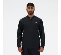 New Balance Herren Stretch Bomber Jacket in Schwarz, Polywoven, Größe 2XL