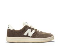 New Balance Herren T500 in Braun/Weiß, Leder, Größe 39.5