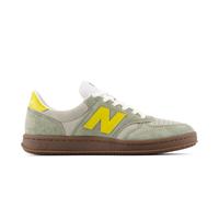 New Balance Herren T500 in Grün/Gelb, Wildleder/Mesh, Größe 38