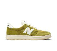 New Balance Herren T500 in Grün/Weiß, Leder, Größe 45.5